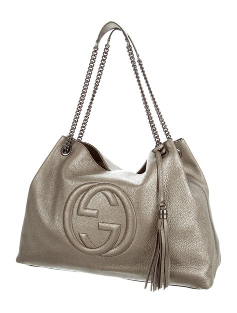 gucci large soho chain tote|gucci soho shoulder bag medium.